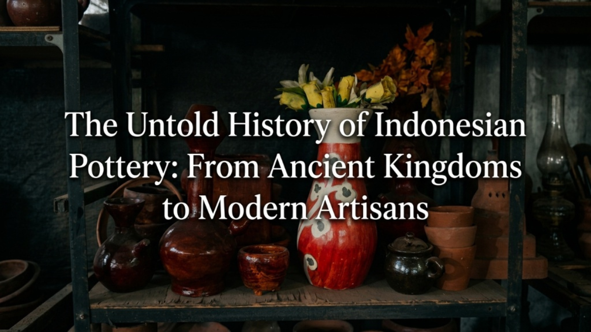 The Untold History of Indonesian Pottery: From Ancient Kingdoms to Modern Artisans