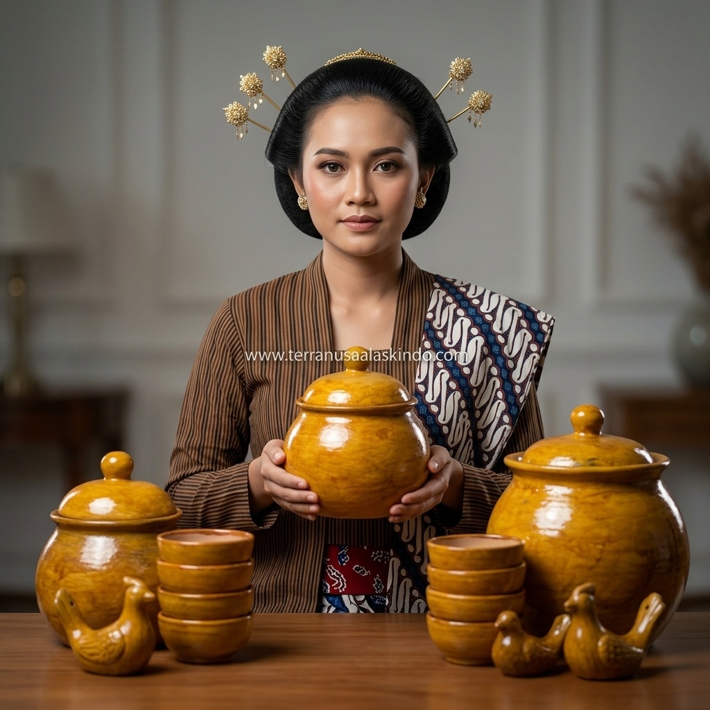  Artisan Terracotta Cookware & Drinkware Set with Golden Glaze